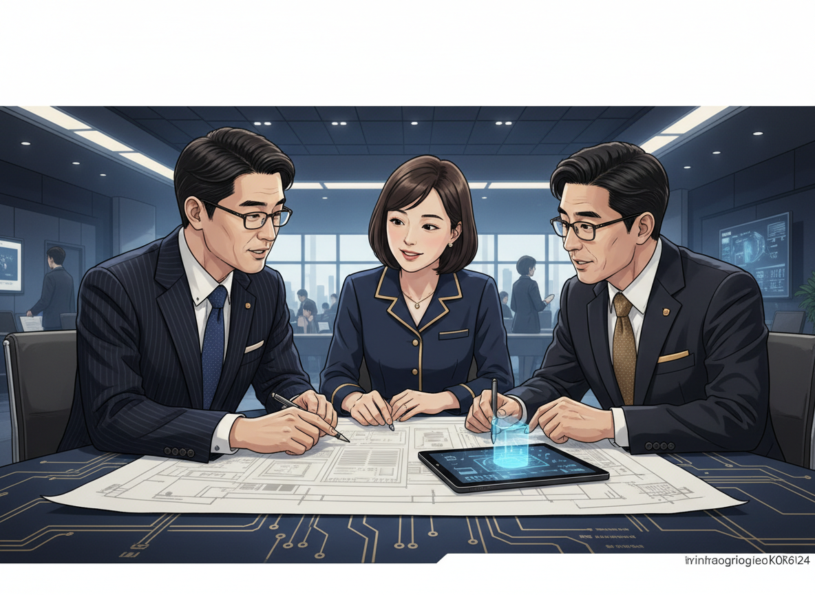 韓国の技術会議で日本人と韓国人の技術者をつなぐ通訳士